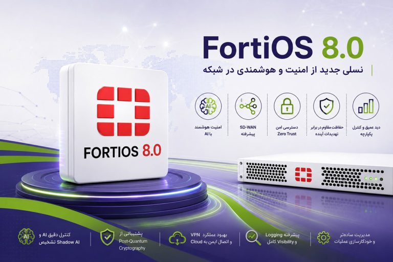 معرفی FortiOS 8.0؛ نسل جدید امنیت هوشمند برای شبکه‌های مدرن